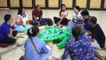 A group of peer educators discuss how to integrate other sectoral concerns in communicating marine conservation